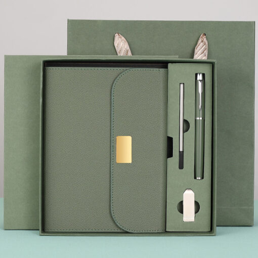 PU leather notebook gift set