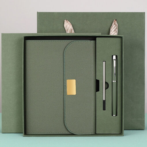 PU leather notebook for meeting notes